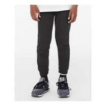 BELLA   CANVAS - Youth Jogger Sweatpants - 3727Y - Dark Grey Heather - Size: S