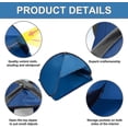 thumbnail image 3 of Pop-up Beach Shelter - 1 Portable Beach Tent For Camping, Picnic, Small Dogs, Cats And Other Small Pets, Blue 1 Banmo, 3 of 5