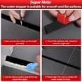 thumbnail image 3 of 2M Grey Flexible Silicone Shower Barrier, Anti-Spill Shower Threshold, Self-Adhesive Rubber Dam, Shower Door Seal, Bathroom Floor Waterproof Door Seal, Bendable Shower Door Barrier Seal, 3 of 5