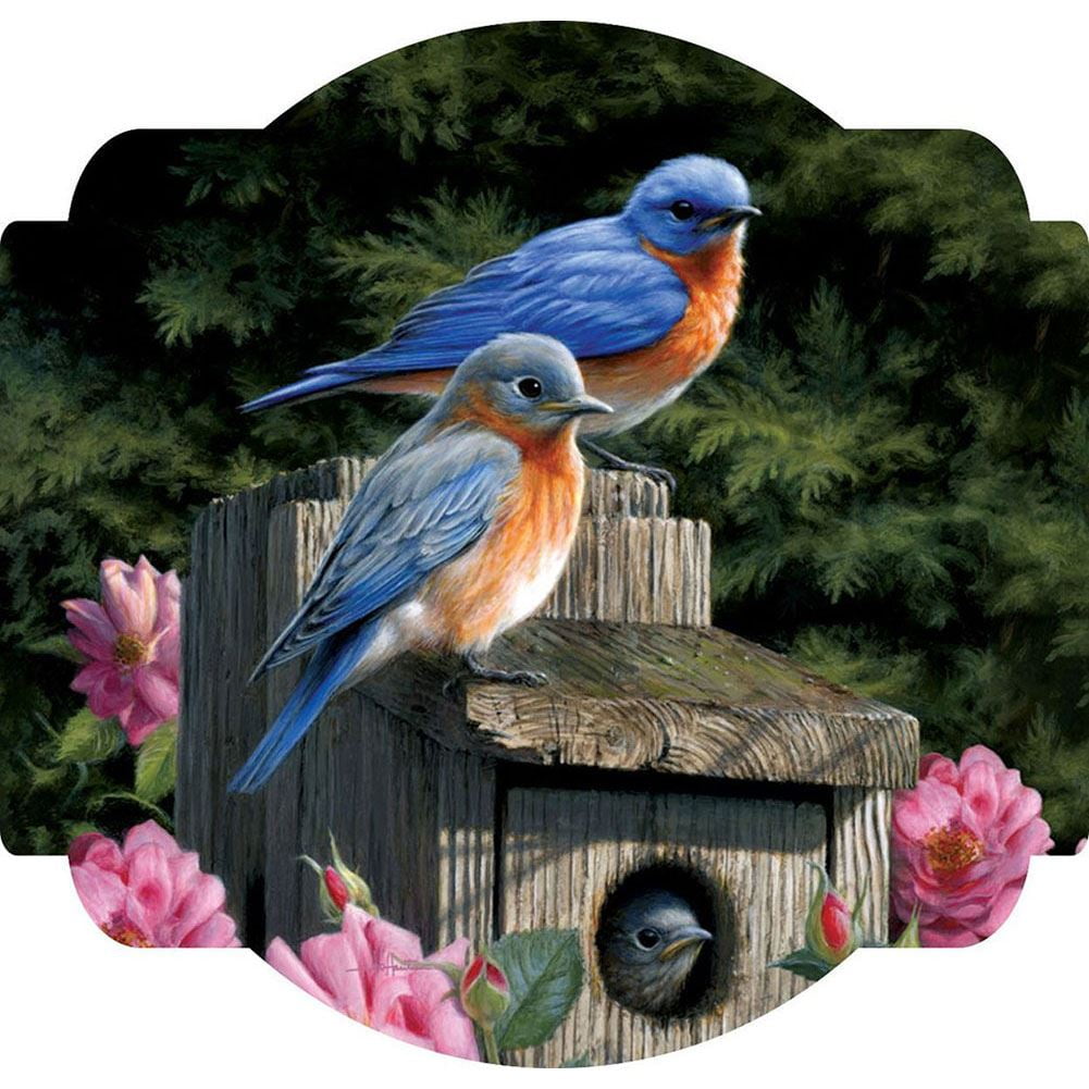 Custom Decor Hang Around - Bluebird House - Walmart.com