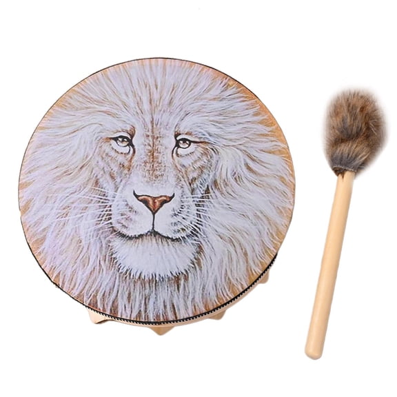 LICEWO Handmade Siberian Shamanic Drums Spirit Music Drums with Drumstick Bass Drum Kit