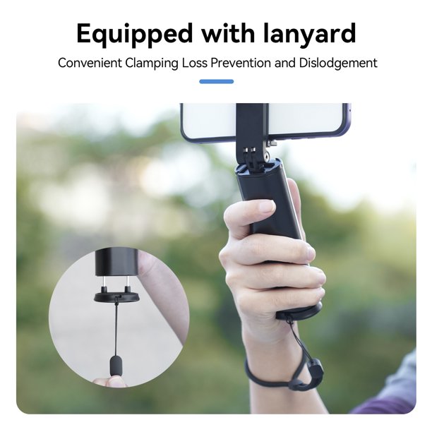 Andoer Stabilisateur Intelligent 360° Suivi Visage - Support Téléphone Selfie Avec Contrôle Gestuel