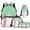 Ice Cream Green, variant on Jeiento Dinosaur 4 Piece Backpack Set 17 Inch Large Capacity Lightweight Schoolbag with Lunch Box Pencil Case Water Bottle Holder, School Backpack for Boys Ages 8-12 Elementary