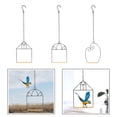 thumbnail image 4 of KAKOWELY 3 Ensembles de Balançoire pour Colibris Portable Perchoir Cadre en Métal Support d'Entraînement pour Oiseaux, 7.87x"X5.12"X0.2 Pouces, 4 of 5