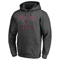 thumbnail image 2 of Men's Charcoal New York Mets Heart & Soul Pullover Hoodie, 2 of 3