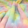 thumbnail image 4 of Rainbow Tie Dye Teddy Bear Faux Fur, 4 of 4