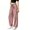 Pink(New&Hot), variant on ZHYou No Boundarie Womens Striped Pants Casual Drawstring High Waist Wide Leg Cute Stylish Loose Fit Trousers,Black,Size L