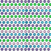 48" 12mm Round AB 4 Clear Colors Mardi Gras Beads