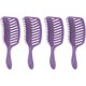 thumbnail image 1 of wonima11 4pcs Hair Brush, Curved Vented Brush Faster Blow Drying for Wet Dry Curly Thick Straight Hair, Professional Men Women Paddle Detangling Brush Styling Tool for Fast Blow Drying, 1 of 1