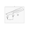 Genuine OE GM F Molding - 84610104