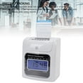 thumbnail image 3 of Employee Time Clocks for Small Business, Employee System with 101 Time Cards, Battery Operated In Out Time Attendance Machine with Password Protection, 3 of 7