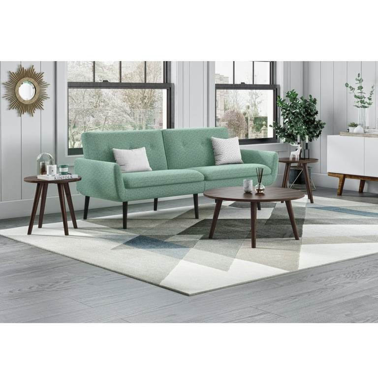 Aqua on sale green couch