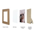 thumbnail image 5 of ArtbyHannah 5x7 inch 2 Pack Gold Picture Frame Sets for Valentine's Day TableTop Display Wall Mounting, Photo Frames for Home Decor, Living Room, Wedding, 5 of 11