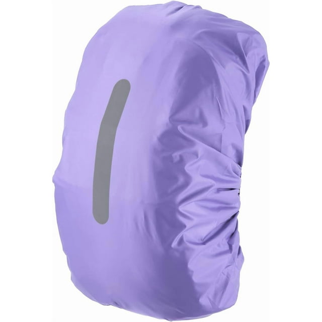HUGFEGWE Housse de Sac à Dos Imperméable, Housse de Sac à Dos Antidérapante avec Sangle Réfléchissante Verticale pour Rester au Sec pour Randonnée, Camping, Chasse CA919-70155