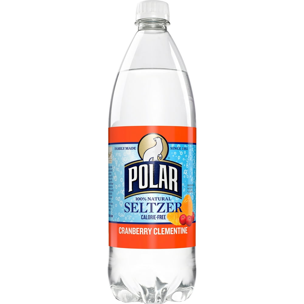 Polar Seltzer Water, Cranberry Clementine, 33.8 Fl Oz, 12 Count