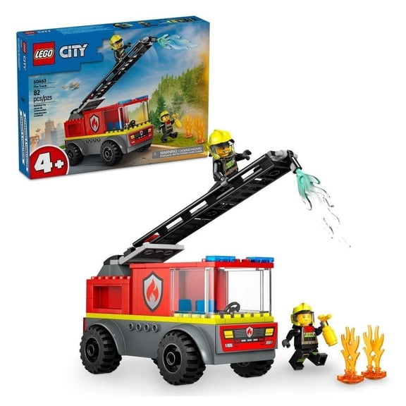 Set LEGO City Camión de Bomberos con Escalera 60463