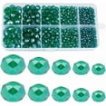 thumbnail image 5 of 1 Box 780Pcs Clear Glass Faceted Beads Rondelle Spacer Glass Bead Bulk AB Color Assorted Gemstone Round Loose Mini Stone Bead, 5 of 8