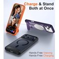 thumbnail image 3 of Funda Delgada Mate con Soporte Oculto para iPhone 17 Pro Max 6.9", Negro, 3 of 6