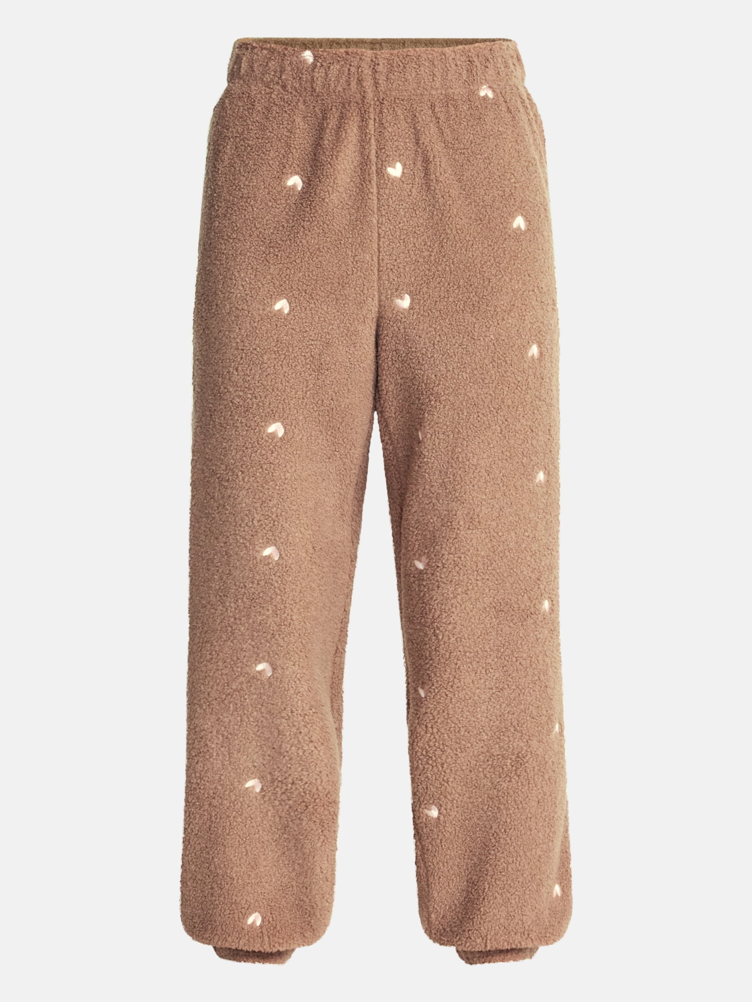 No Boundaries Cozy Teddy Joggers, 29.5'' Inseam, Women's XS-2X