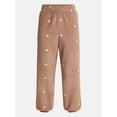 thumbnail image 5 of No Boundaries Cozy Teddy Joggers, 29.5'' Inseam, Women's XS-2X, 5 of 5