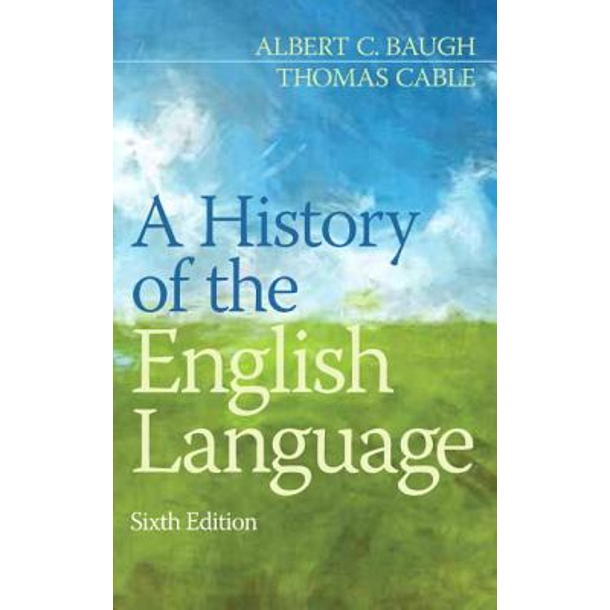 A　the　Thomas　Language　English　Baugh,　Albert　History　by　Hardcover　9780205229390)　(Pre-Owned　of　Cable