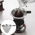 thumbnail image 3 of tamizeot Borosilicate Glass Coffee Maker Set Durable Heat Resistant Carafe Filter Pour Over Dripper Hand Brewer Funnel Style, 3 of 6