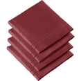 thumbnail image 3 of CGK Linens Extra Soft Pillowcases Set of 4 - King Size Hotel Luxury Breathable & Cozy 4-Piece Pillow Covers, Burgundy, 3 of 7