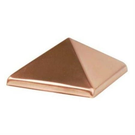 Waddell Manufacturing 230 4" x 4" Copper Pyramid Post Cap