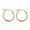 Gold-15MM, variant on Thick Gold Plated Chunky Small Hollow Tube Hoops Earrings for Women Hypoallergenic Lightweight Jewelry Birthday Gift for Women 13/15/20/25/30/40mm
