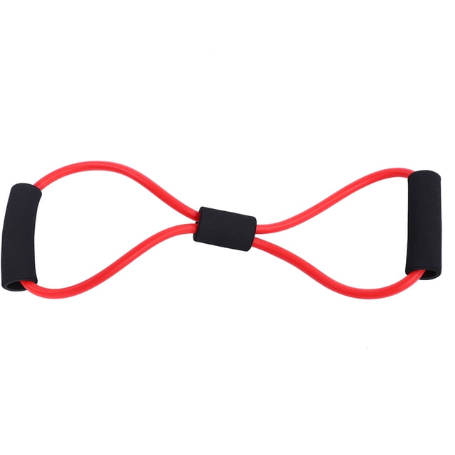 Banda elástica de resistencia para entrenamiento de fitness, yoga y gimnasio (roja)
