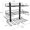 thumbnail image 3 of RM FOLD ART Adjustable Height Tool Boxes and Organizer, Metal Black, 3 of 7