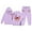 1Purple81, variant on XAOFW Kids Outfits Girls Winter Plush Bow Graphic Long Sleeve Hoodie Joggers Comfy Two Piece Playwear Stylish Comfort Fashionable Casual Daily Wear Sets