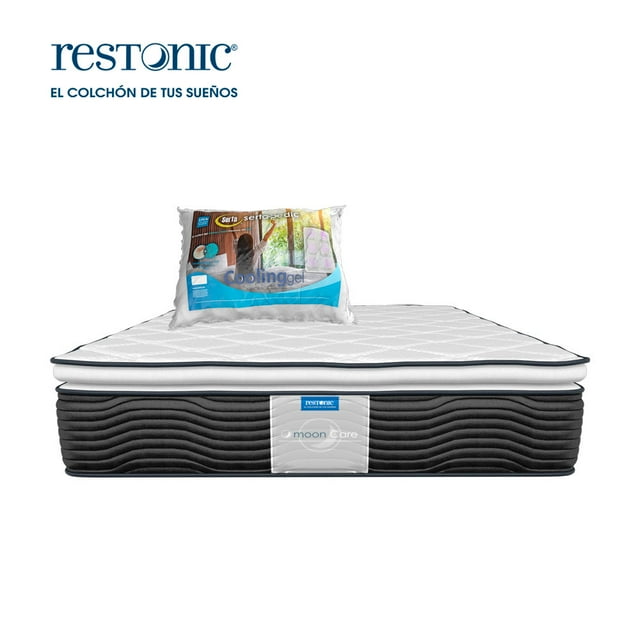 Colchón King Size Restonic Mar Almohada Memory Foam Cooling Bocina Portatil