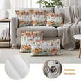 thumbnail image 6 of Sage Green Fall Pumpkins Outdoor Pillow Covers 20"x12" Set of 2,Waterproof Throw Pillow Covers for Patio Furniture,Thanksgiving Autumn Leaves Grey Wood Decorative Cushion Pillowcases for Garden Sofa, 6 of 9