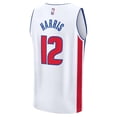 thumbnail image 3 of Men's Fanatics Tobias Harris White Detroit Pistons Fast Break Replica Player Jersey - Association Edition, 3 of 3