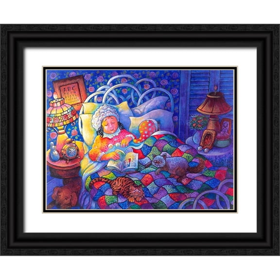 Bell, Bill 14x11 Black Ornate Wood Framed with Double Matting Museum Art Print Titled - Night B4 G