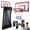Red, variant on Neon Dunk Hamper, Basketball Hoop Laundry Over the Door Hanging Clothes Hamper with Zipper Bottom