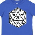 thumbnail image 4 of Inktastic 20 Sided White Dice Boys or Girls Toddler T-Shirt, 4 of 5