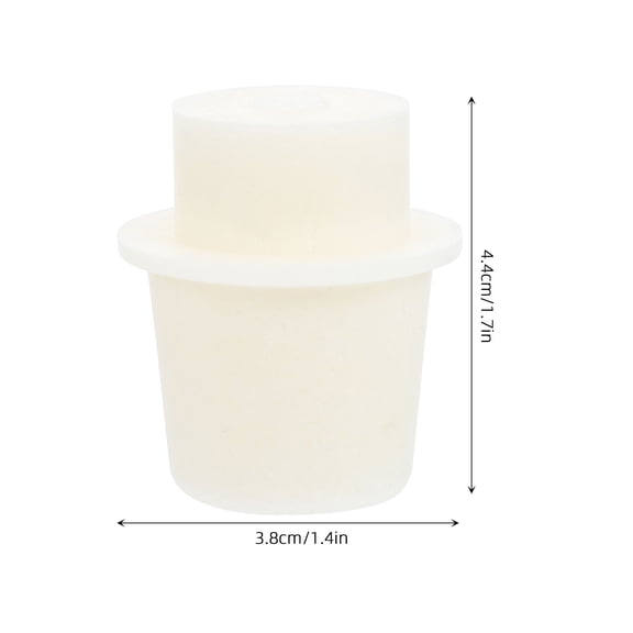 OUNONA Silicone Conical Flask Stoppers 5-Pack for Erlenmeyer Flask Laboratory Equipment Accessories