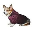 thumbnail image 7 of Pofeuu Pink Glitter Sparkles A Print Dog Clothes Dogs Sweater Soft Puppies Clothing Winter Puppy Sweaters Warm Outfit for Dogs-Medium, 7 of 7
