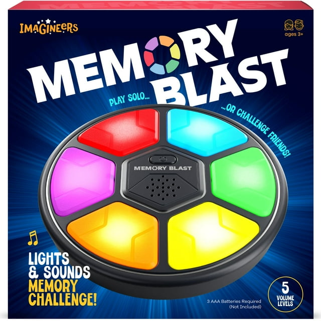Juego de memoria Imagineers Memory Blast con luces y sonidos