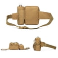 thumbnail image 3 of Riñonera táctica militar, cinturón de utilidad impermeable con soporte para botella de agua, adecuado para senderismo y montañismo, 3 of 5