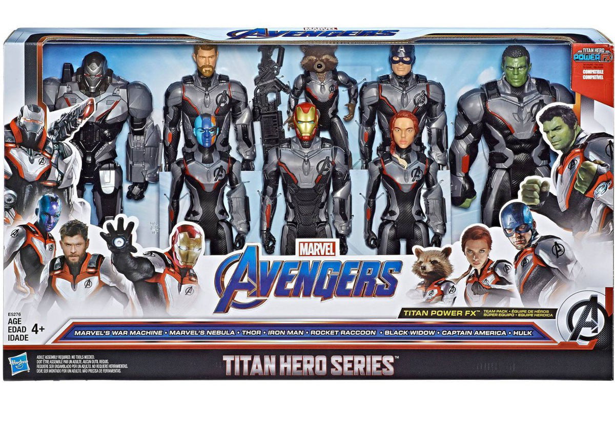 Marvel Titan Hero Series Iron Man, Capt. America, Hulk, Black Widow