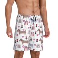 thumbnail image 2 of Sikiie Cute Dog Mens Pajama Shorts, Lightweight Lounge Pant with Pockets Soft Sleep Pj Shorts for MenXX-Large, 2 of 6