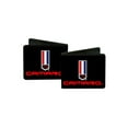 thumbnail image 3 of GM General Motors Wallet, Bifold, Camaro Badge Black Red White Blue, Vegan Leather, 3 of 4