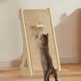 thumbnail image 1 of Rascador para gatos Aberatail en forma de L con ratón, juguete de sisal, 68 cm, 1 of 6