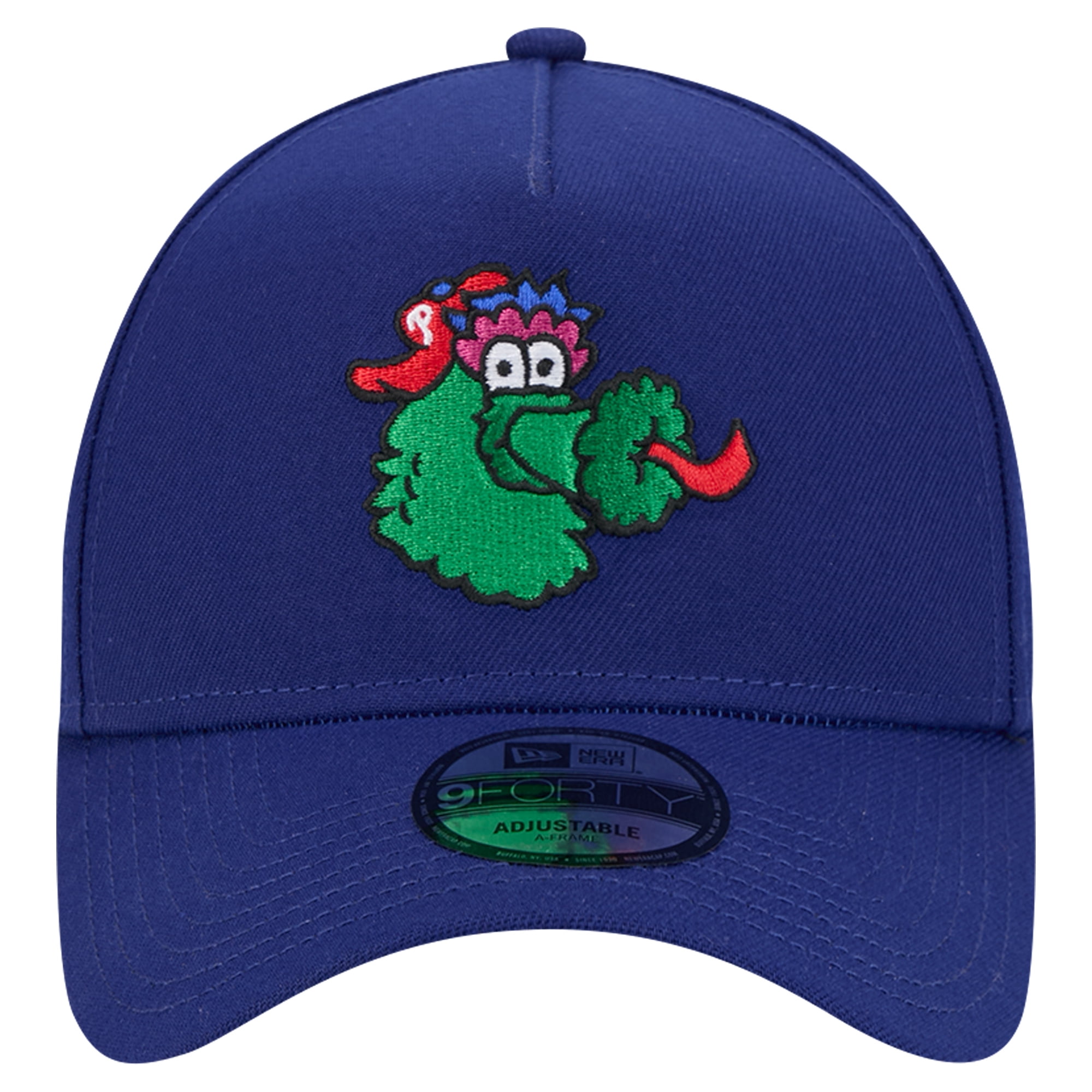 Men's New Era Royal Philadelphia Phillies Phanatic 9FORTY A-Frame Adjustable Hat