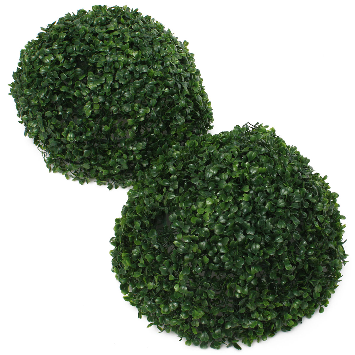 35cm Plastic Conifer Topiary Artificial Plant Tree Green Leaf Effect