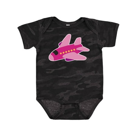 

Inktastic Girls Pink Airplane Pilot Gift Baby Girl Bodysuit