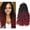 B, variant on KIHOUT 24 Inch Soft Handmade Double Ended Dreadlock Extensions Natural Synthetic Dreadlock Extensions 10 Strands Bohemian Style Crochet Hair for Black Women (10 Strands/Pack, 350)